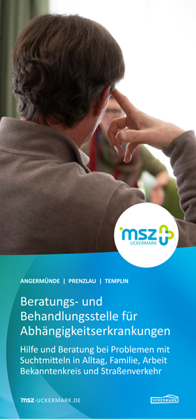 Informationsmaterial: Beratungs- und Behandlungsstelle für Abhängigkeitserkrankungen